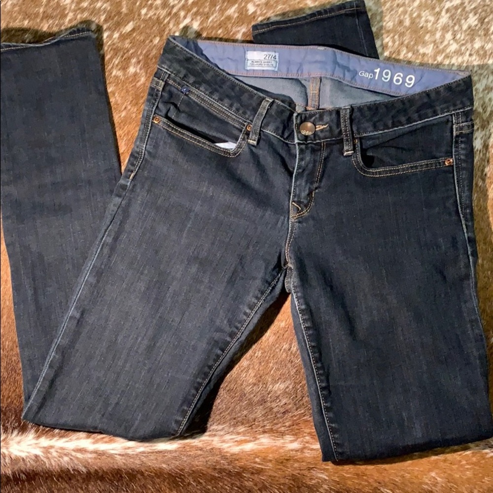 Dark blue skinny jeans from GAP size 27/4